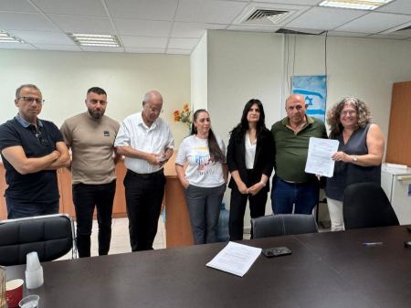 مجلس عمال الناصرة وبلدية الناصرة يوقعان على اتفاقية جماعية في إطار خطة الاشفاء